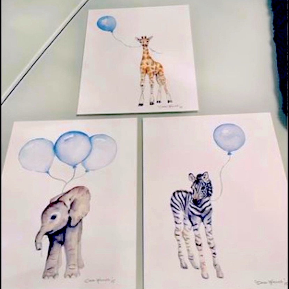 Watercolour Animal Paintings